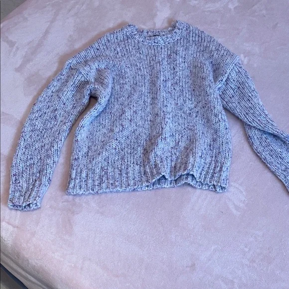 🎀💜🌸ICÔNE par SIMONS Pastel knit Sweater  Size L - Picture 5 of 9